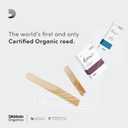 D'Addario Organic Reserve Bb Clarinet Reeds - Reeds for Clarinet - Individually Sealed - 3.0 Strength, 10 Pack