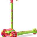 3 Wheel Scooter for Kids, Smooth Light Up LED Front Wheels, Wide Anti Slip Deck, Rear Foot Brake, Easy Lean to Steer Maneuvering, Indoor & Outdoor Ride On Toys for Ages 2 Up,