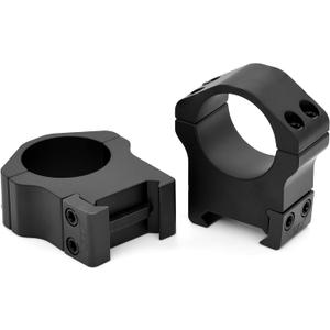 WARNE Scope Mounts Maxima Horizontal, 1 Inch, PA, Optic Rings, High, Matte Black
