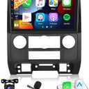 2+64G Car Radio Stereo for Ford Escape/Mazda Tribute 2008-2012 with Wireless CarPlay Android Auto Android 13 Head Unit 9" Touch Screen Car Stereo with GPS WiFi FM RDS HD Backup Camera