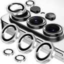 4 x Ferilinso Camera Lens Protector for Samsung Galaxy S26 Ultra, Metal Aluminum Alloy, Unbreakable Protection, Phone Case Friendly, Camera Cover Film Accessories Screen Protector Tempered Glass, Silvery