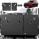 2nd Row Backrest Mat for Hyundai Santa FE 2024-2026, All Weather TPE Bench Seat Back Cover Durable Kick Mats for Hyundai Santa Fe Accessories (Fit Hybrid and Fuel)