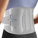 Adjustable Back Brace-Size M(Belly 29.5-37.4 in),360 Support with 4 Steel Stays and Removable Triangle Pad,Ideal for Office and Active Use for Men and Women.
