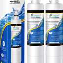 EXCELPURE 4396508 Refrigerator Water Filter, Replacement for EveryDrop FILTER 5, Whirlpool EDR5RXD1, 4396510 4396509 4392857, Kenmore 9010, NL240 LC400V WF285 R-9010 WF-NL300 WSW-1, 2PACK