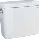 TOTO Drake 1.28 GPF Toilet Tank with WASHLET+ Auto Flush Compatibility, Cotton White - ST776EA#01