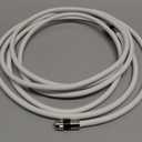 G-PLUG 10FT RG6 Coaxial Cable Connectors Set - High-Speed Internet, Broadband and Digital TV Aerial, Satellite Sky Cable Extension- Weather-Sealed Double Rubber O-Ring and Compression Connectors White
