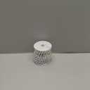 26 Feet Christmas Tree Beaded Garland Plastic Pearl Strands Chain Artificial Pearls Beads Trim Garland for Xmas Tree Holiday Wedding DIY Decoration Supplies (Silver)