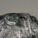 Clear Backpack for Stadium Events Clear Backpack 12x12x6 with Front Pocket for Concert Sport Fashion Women Backpack Events Work Travel (Black)