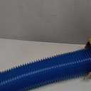 Dust Right 4 Dust Collection Hose - Expandable Hose - Polymer Dust Collectors for Woodworking Stretch up to 7X L - Translucent Blue Dust Collector Hose, 4 L Extends to 14 L