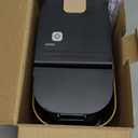 Single Serve One Cup Coffee Maker, for K Cups and Grounds, Mini Coffee Maker with Portable Handle, 6 to 12 Oz Brew Size, for Travel, Camping, Office, RV and Dorm, 120V, Black and Gold