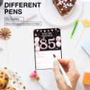 85th Birthday Party Invitations for Women Men - Back in 1940 Invites Pink 85 Year Old Birthday Invitations Set (20 Invites and Envelopes)