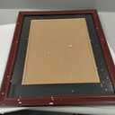 16x20 Diploma Frames 12x16 with Black Mat - Cherry Red Wood Finish | Shatter-Resistant Glass | for Wall Mounting | Gift for Graduations & Professional Certificate (1 Pack)