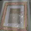 PHAREGE Vintage Picture Frame 8x10 Pink Gold, 8 by 10 Ornate Decorative Antique Frame with Mat for 5x7 Photo, Fancy Matted Frame for Desktop or Wall, Horizontal or Vertical