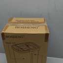 Mop and Bucket with Wringer Set, Hands Free Flat Floor Mop and Bucket, 3 Washable Microfiber Pads Included, Wet and Dry Use, Home Floor Cleaning System for All Floor Types and Windows, White 