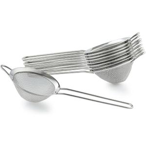 9 Pack Fine Mesh Strainer, OLULU Stainless Steel Cocktail Strainer Set with Handle for Tea, Coffee, Juice Dishwasher Safe