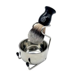 Best Mens Shaving Brush Set by Echolly-3pcs Men's Travel Shaving Brush and Bowl Set-Shaving brush, Bowl and Stand-Gift Set Shaving BrushGifts for Men,Fathers