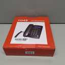 Ornin Y043 Corded Landline Telephone for Home, Caller ID/Call Waiting, Easy-to-Use, Speaker, Display, Desk Phone Only (Black)