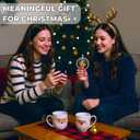 Music Lover Ornament  Acrylic Wooden Christmas Tree Keepsake for Teachers, Piano Fans, Teacher Gifts, Retro Christmas Decor, Music Notes Decoration