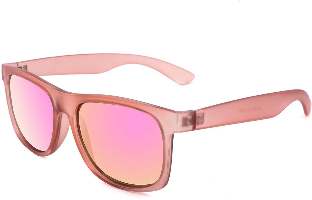 Full Reader Sunglasses Women Men, Womens Mens Reading Sun Glasses Mirroed Pink Blue Lenses Outdoor Not Bifocal Mirrored Pink, 1.25