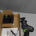 GALAX PRO 20V Cordless Reciprocating Saw, 0-3000RPM Variable Speed Power Reciprocating with 4.0Ah Battery, 2pcs Wood Blades & 1pcs Metal Blade