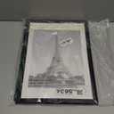 upsimples 10x14 Picture Frame, Display Pictures 8.5x11 with Mat or 10 x 14 Without, Wall Hanging Diamond Frames, Black, 1 Pack