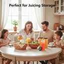 Ruckae 16oz 10 Pack Juice Bottles, Glass Bottles with Lids, Smoothie Cup Lids and Straws, Water Bottle Mason Jar Drinking Glasses for Juicing, Smoothies, Kombucha