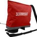 Chapin 84700A 25-Pound Professional Handheld Bag Seed Spreader with Waterproof Bag, Enclosed Gears, Rear Baffle, Adjustable Shoulder Strap and Multiple Spread Options, Red