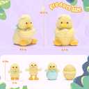 IKASA Duck Stuffed Animals with Babies Inside, Mommy Plush Toy for Kids