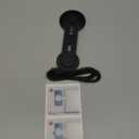 Laptop Phone Holder, Magnetic Phone Stand 15W Fast Wireless Charger for MagSafe for iPhone 17/16/15/14/13/12 & All Phones for Tesla (Black)