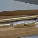 Extra Long Tension Curtain Rod, Gold, 41-86 Inch (4-7.1ft), Tension Rod