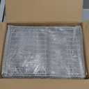 SNTD Dish Drying Rack for Kitchen Counter - Stainless Steel Dish Rack with Drainboard, Large Dish Drainer with Utensil Holder for Sink, Silver