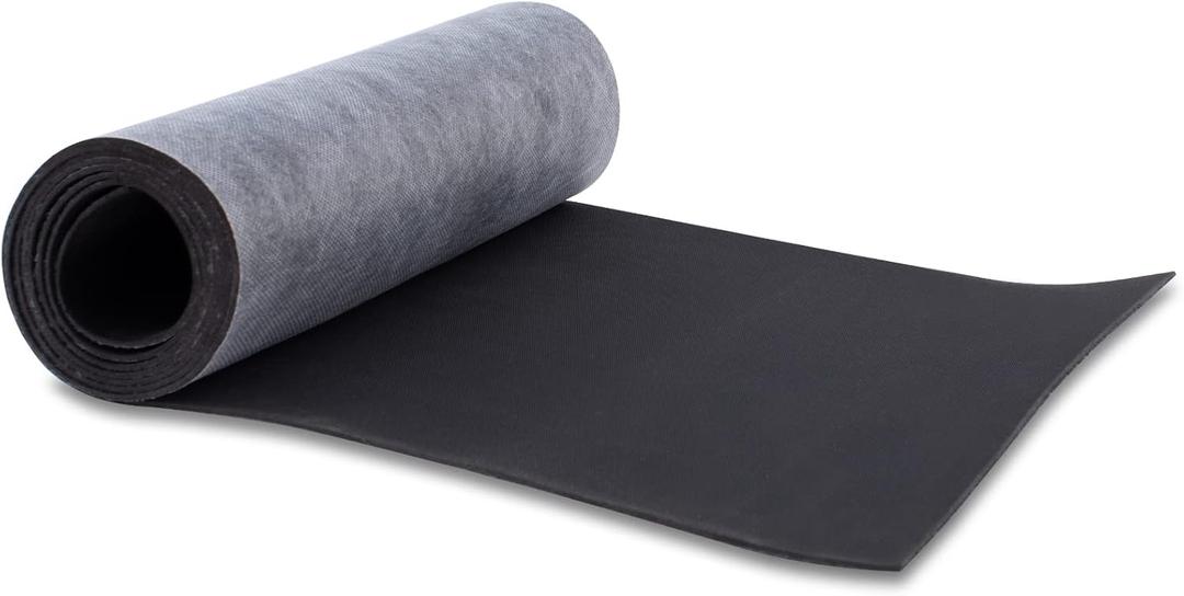 TroyStudio Mass Loaded Vinyl Sound Proof Barrier, 1 lb/sqft, 1 x 8 Feet MLV Insulation Sheet, Anti Vibration Deadening Soundproofing Material