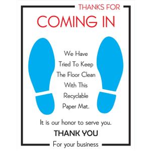 Heavy Duty Paper Floor Mats - Disposable Floor Mats - Car Floor Covers - Paper Mats for Car Detailing - Carpet Protector (SUV (24" X 18"), Pack of 50)