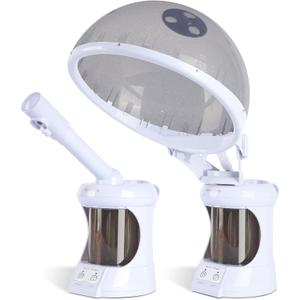 2 in 1 Hair Steamer, Facial Steamer for Care Use at Home or Salon