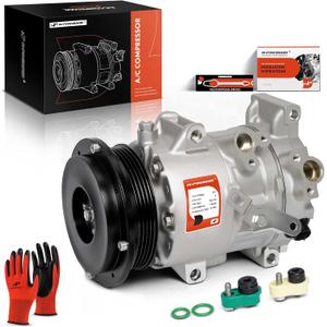 A-Premium Air Conditioner AC Compressor with Clutch Compatible with Toyota Camry 2.4L 2009, Camry 2.5L 2010-2011