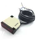 YXQ E3JK-R4M2 DC 12-24V Retroreflective Photoelectric Beam Sensor Switch w/Reflector Panel Wall Mounted