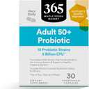 365 by Whole Foods Market, Adult 50+ Probiotic 5 Billion CFU, 30 ct (EXP 06/30/27)