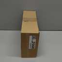 Weewooday 100 Pcs Frosted Plastic Gift Bags with Handles for Small Business Clear Shopping Bags with Cardboard Bottom,4 Sizes (Light Pink)