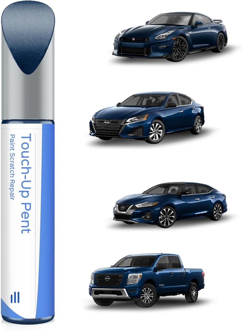 RAY Nissan Deep Pearl Blue Touch Up Pen, Exact Match for Chips and Scratches