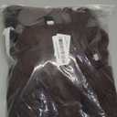 Genina Waterproof Seat Covers for Dining Room Chairs Covers Dining Chair seat Covers Kitchen Chair Covers slipcovers (Chocolate, 6 Pcs)