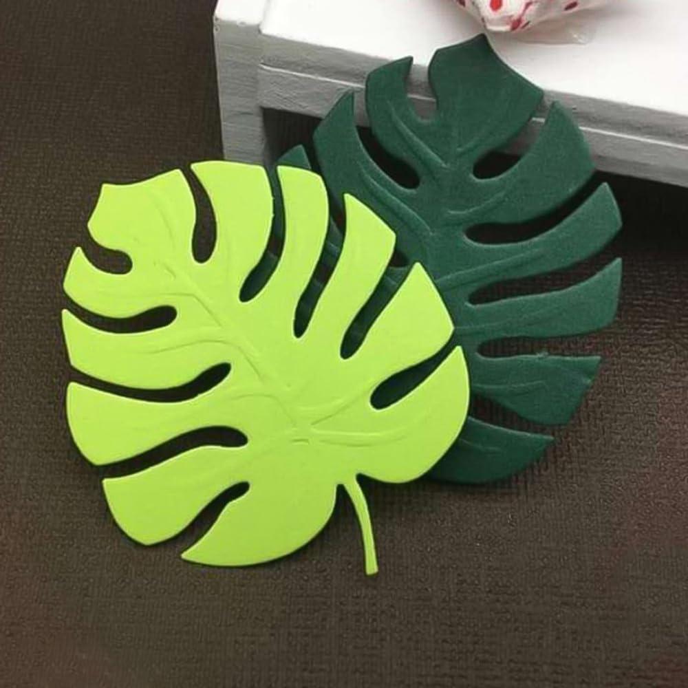 1CT Felt Garland 8 Felt Leaves With Cord 5 Pack