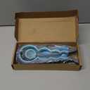 Jar Opener for Weak Hands, Seniors with Arthritis, 5 in 1 Multi Function Bottle Opener Lid Opener For Arthritic Hands with Non Slip Rubber Jar opener Gripper Pad(Blue) (3-Piece Set)