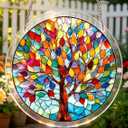7.4in Acrylic Jigsaw Puzzle Suncatcher- Stained Window Hanging, Home Decor Creative Mom Gifts, Birthday Gifts for Women,Wife, Sisters, Aunt, Besties
