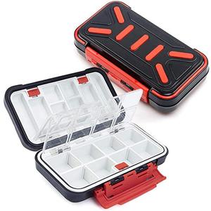 YUKI Fishing Lure Boxes, Bait Storage Case Fishing Tackle Storage Trays Accessory Boxes Thicker Plastic Hooks Organizer for Vest Casting Fly Fishing (Black - M) YUKI Fishing Lure Boxes, Bait Storage Case Fishing Tackle Storage Trays Accessory Boxes Thicker Plastic Hooks Organizer for Vest Casting Fly Fishing (Black - M)