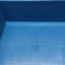 Heavy Duty Storage Bins, 3-Pack Stackable Tool Storage Box for Hardware, Screws, Nuts and Bolts, Space-Saving Straight Wall Container for Garage, Workshop & Factory, 13.5"L 10.3"W 5.1"H, Blue