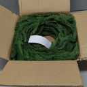 9 FT Real Touch Norfolk Pine Garland Green Artificial Christmas Garland Faux Greenery Garland for Holiday Fireplace Mantle Window Indoor Outdoor Decor, 1 Pcs