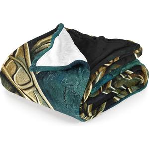 Celtic Knot Throw Blanket, Nordic Style for Bed Sofa Living Room, Super Soft Cozy Bed Blanket Lightweight Plush Fuzzy Blankets and Throws (50"x 40")