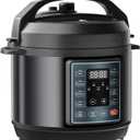 NEWBULIG 10-In-1 Electric Pressure Cooker, 3 Quart Multi Cooker for Rice, Stew and Steam, Small Programmable Stainless Steel Pot with Slow Cook Function and Ceramic Inner Pot