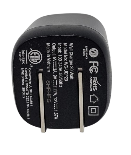 Z Gear USB-C Adaptive PD Fast Wall Charger - 20 Watts