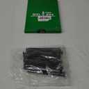 #14 x 5 Inch Lag Screws (24Pcs) 1lb. Structural Wood Screw, Black, Carbon Steel, Washer Head, Rust Resistant epoxy Coated, T30 Star Bit